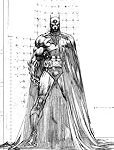 Analyse und Vergleich: Jim Lee Skizze von Batman - Eine künstlerische Betrachtung der DC-Produkte